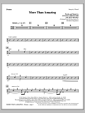 More Than Amazing - Drums