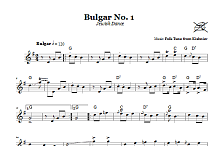 Bulgar No. 1 (Jewish Dance) 