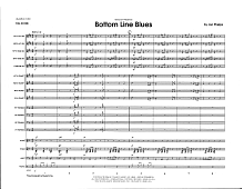 Bottom Line Blues - Full Score 