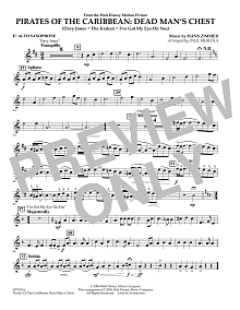 Pirates of the Caribbean: Dead Man's Chest - Eb Alto Saxophone 
