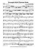 Excerpts From Carmen Suite - Percussion 1
