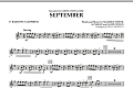 September (arr. Paul Murtha) - Eb Baritone Saxophone