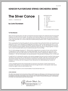 Silver Canoe, The - Full Score 