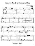 Nocture No. 2 for Horn and Harp