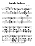 Santa Fe Bandolero - Piano