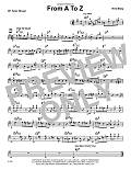 From A To Z - Bb Solo Sheet