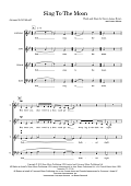 Sing To The Moon (arr. Ed Aldcroft)