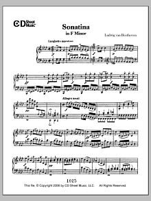 Sonatina in  F Minor 