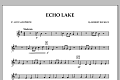 Echo Lake - Eb Alto Saxophone