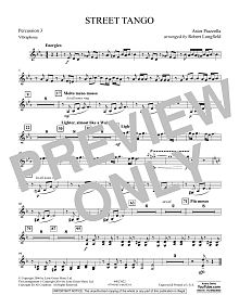 Street Tango - Percussion 3 