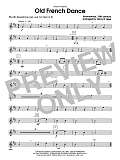 Old French Dance - Opt. Alto Sax
