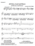 All Glory, Laud, And Honor (with Hosanna, Loud Hosanna) - Bb Clarinet 2,3