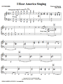 I Hear America Singing - Synthesizer 