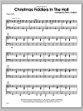 Christmas Fiddlers In The Hall - Piano
