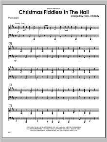 Christmas Fiddlers In The Hall - Piano 