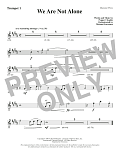 We Are Not Alone - Bb Trumpet 1