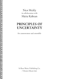 Principles Of Uncertainty - Score