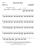 King of My Heart (arr. Heather Sorenson) - Percussion
