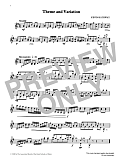 Theme and Variation from Graded Music for Tuned Percussion, Book III
