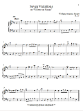 Seven Variations on Willem van Nassau, K. 25