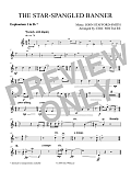 The Star-Spangled Banner (arr. Eric Whitacre) - Euphonium 1 TC in Bb