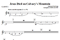 Jesus Died On Calvary's Mountain - Clarinet 2