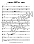 Festival Choral And March - 3rd Violin