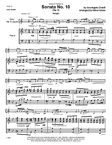 Sonata No. 10 (Op. 5) - Piano Accompaniment 
