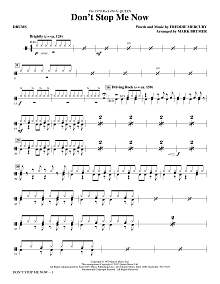 Don't Stop Me Now (arr. Mark Brymer) - Drums 