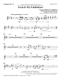 Great Is Thy Faithfulness (arr. Tom Fettke) - Bb Trumpet 2,3