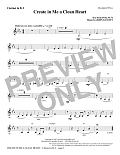 Create in Me a Clean Heart - Bb Clarinet 2