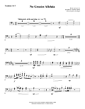 No Greater Alleluia - Trombone 1 & 2
