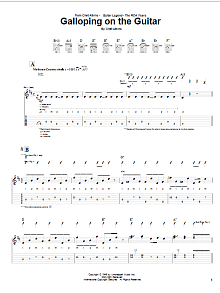 Galloping On The Guitar 