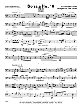 Sonata No. 10 (Op. 5) - Baritone B.C.
