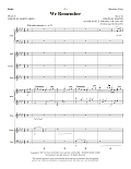 We Remember - Full Score