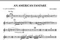 An American Fanfare - Eb Alto Saxophone 1
