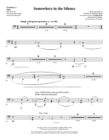 Somewhere in the Silence - Trombone 3/Tuba 