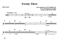 Twenty-Three - Percussion
