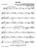 Iko Iko - Alto Sax