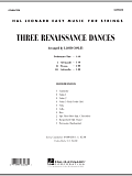 Three Renaissance Dances - Conductor Score (Full Score)