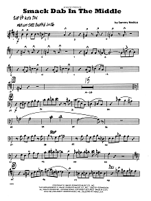 Smack Dab in the Middle - 2nd Eb Alto Saxophone 