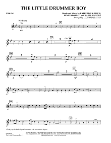 The Little Drummer Boy - Violin 1 