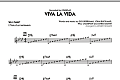 Viva La Vida - C Solo Sheet