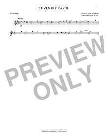 Coventry Carol 