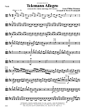 Telemann Allegro (arr. Steven Frackenpohl) - Viola