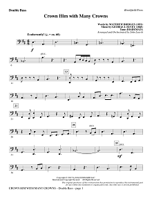 Crown Him with Many Crowns - Double Bass 