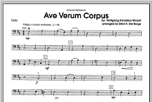 Ave Verum Corpus - Cello 