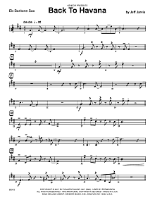 Back To Havana - Eb Baritone Saxophone 