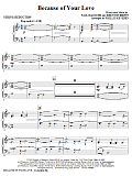 Because Of Your Love - Keyboard String Reduction