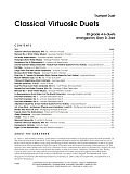 Classic Virtuosic Duets (30 Grade 4-6 Duets)